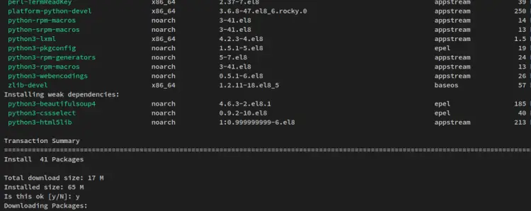 установить зависимости Python