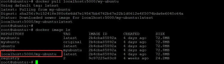перечислить все образы на вашем хосте Docker