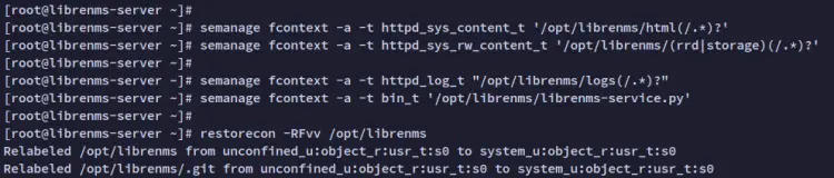 настроить маркировку SELinux