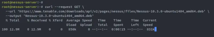 загрузка nessus